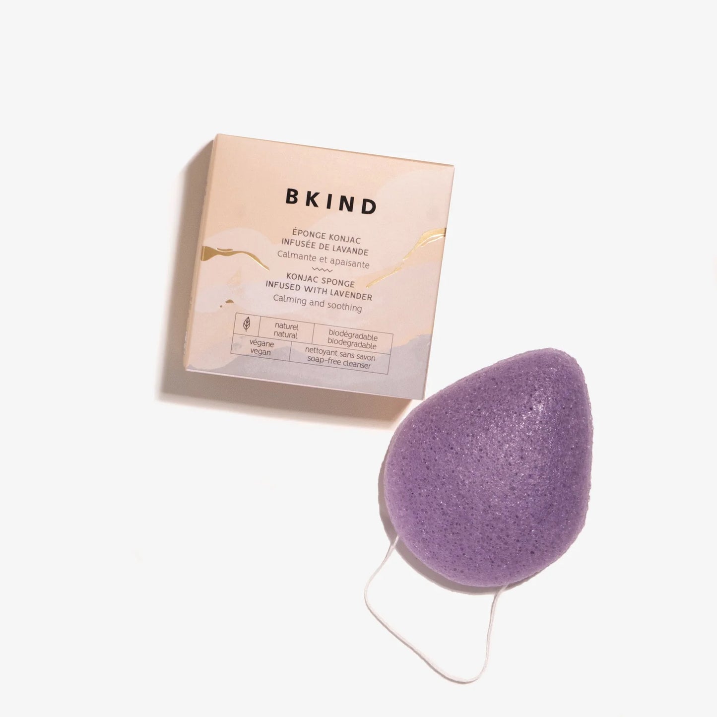Lavender Konjac Sponge